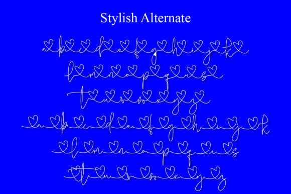 Fall in Love Font - Preview 4