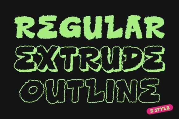 Groovy Kloud Font - Preview 1