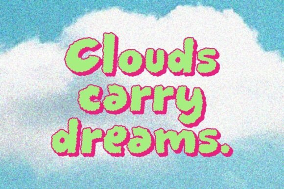 Groovy Kloud Font - Preview 2