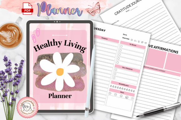 Healthy Living Planner, PDF Planner