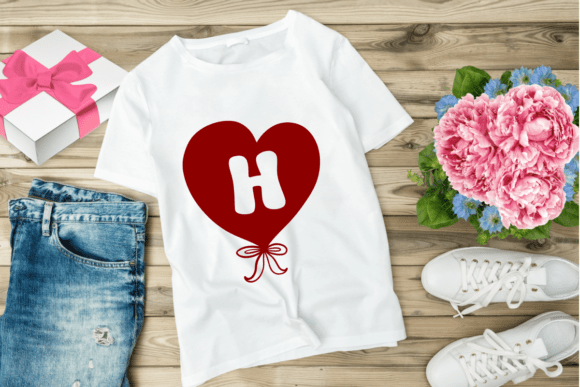 Heart Balloons Font - Preview 4
