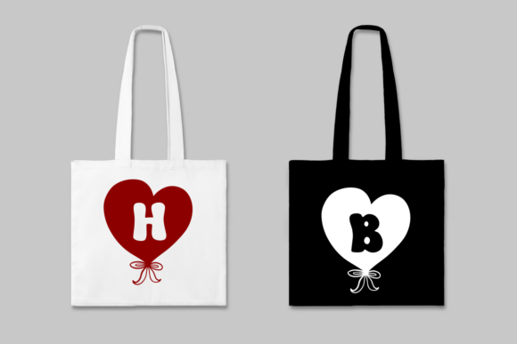Heart Balloons Font - Preview 5