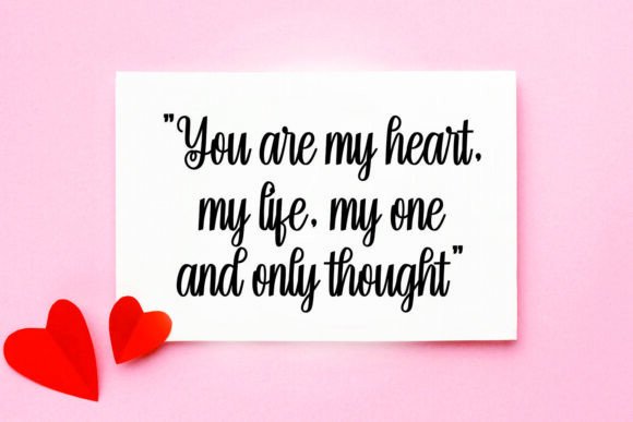Heartbeat Font - Preview 2