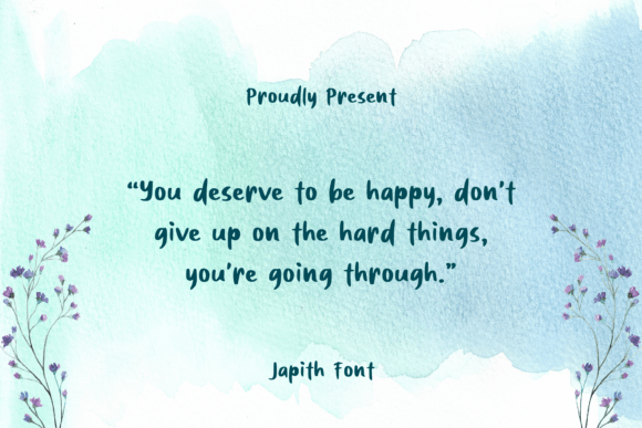 Japith Font PNG with transparent background - Preview 2