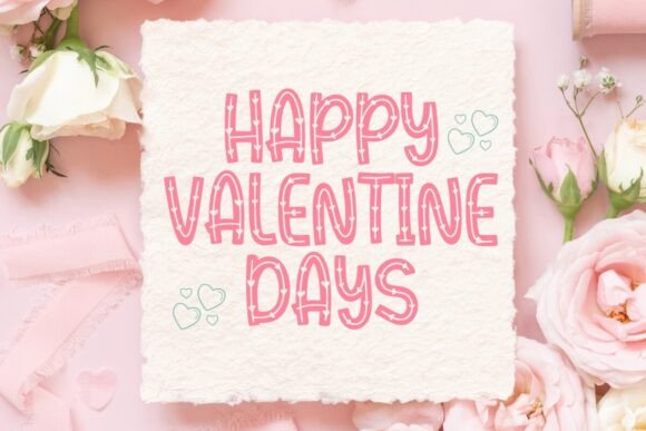 Magical Heart Font PNG with transparent background - Preview 1