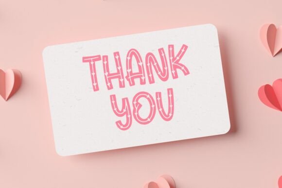 Magical Heart Font PNG with transparent background - Preview 4
