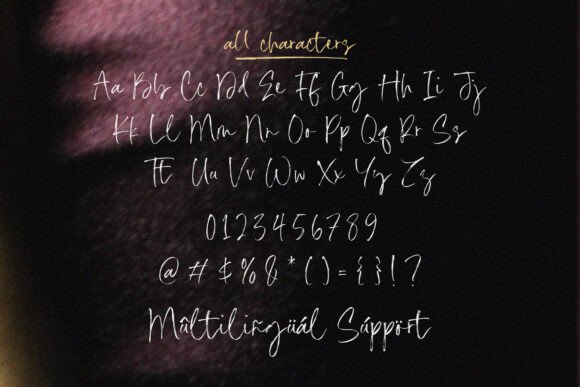 Mathias Winford Font PNG with transparent background - Preview 5