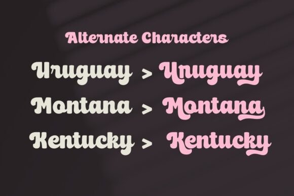 Milky Bun Font PNG with transparent background - Preview 2