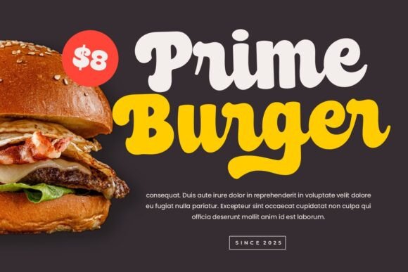 Milky Bun Font PNG with transparent background - Preview 3