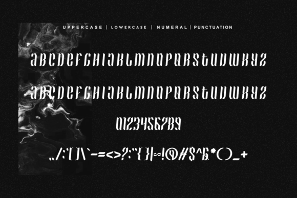 Quantune Font PNG with transparent background - Preview 3