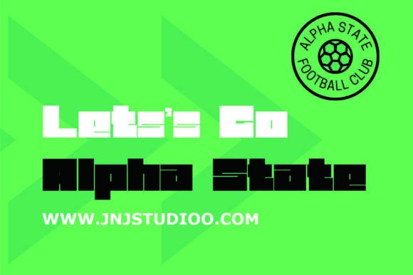 Redball Font PNG with transparent background - Preview 2