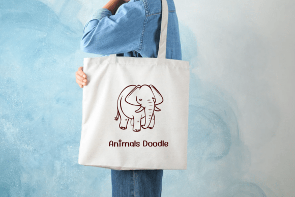 Animals Doodle Font - Preview 4
