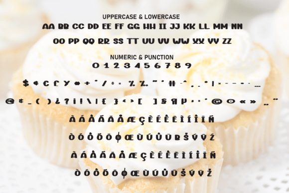 Bakery Cupcake Font - Preview 6