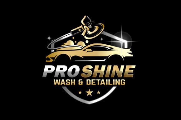 Car Wash and Detailing Logo Template Graphic Logos By guavanaboy