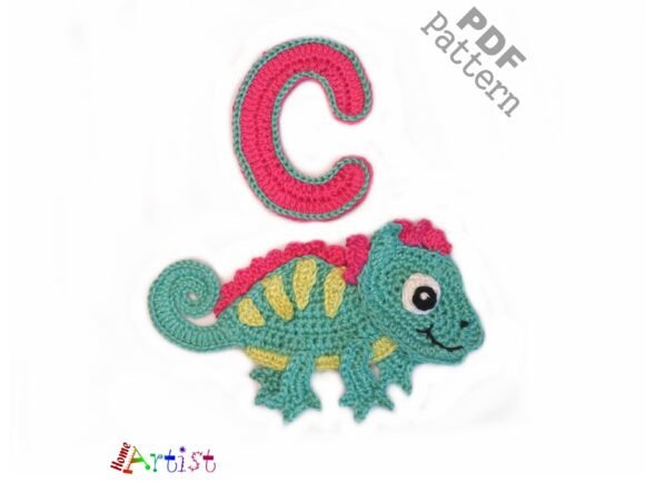 Crochet Animal C Chameleon Pattern