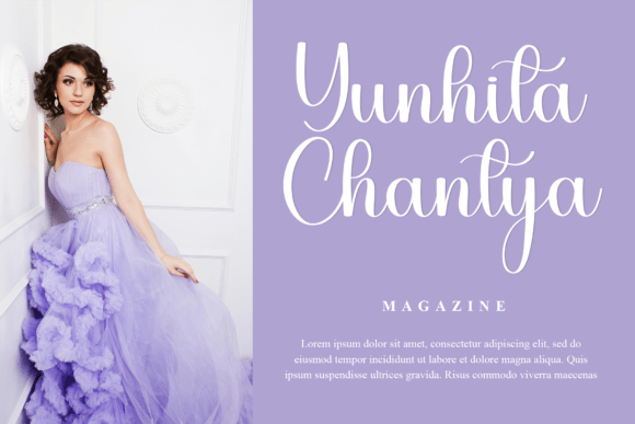 Grand Stylish Font PNG with transparent background - Preview 1