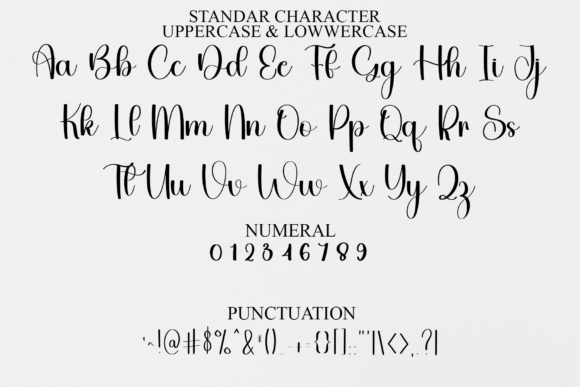 Grand Stylish Font PNG with transparent background - Preview 2