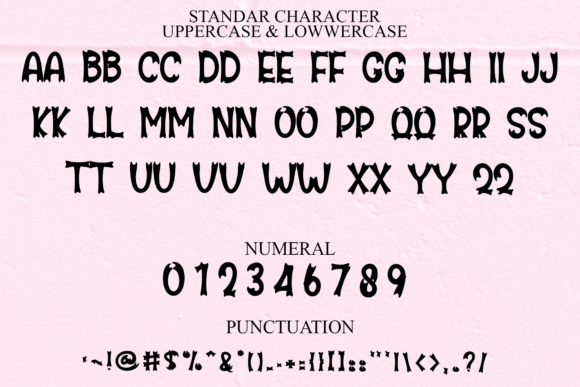 Groovy Hounted Font - Preview 2