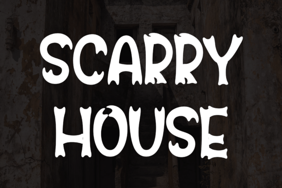 Groovy Hounted Font - Preview 6