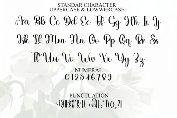 Lovely Dilligent Font PNG with transparent background - Preview 2