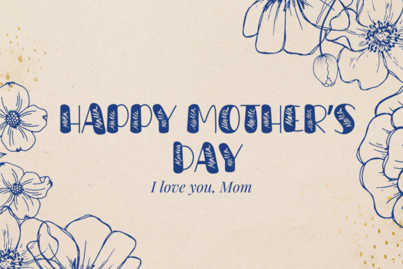 Mama Artline Font PNG with transparent background - Preview 1