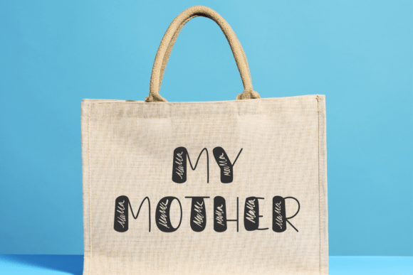 Mama Artline Font PNG with transparent background - Preview 2