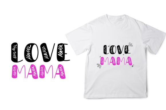 Mama Artline Font PNG with transparent background - Preview 3
