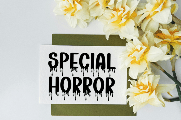 Night Scarry Font PNG with transparent background - Preview 3