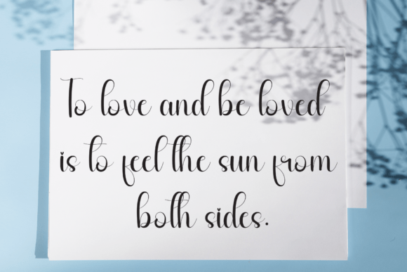 Notes Valentines Font PNG with transparent background - Preview 2