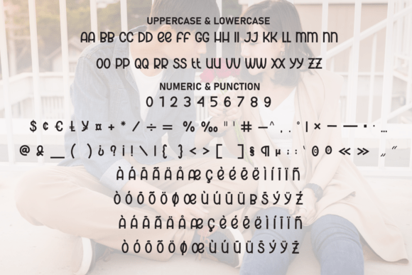 Romantic Valentine Font PNG with transparent background - Preview 6