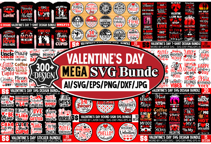Valentine's Day Mega Bundle Graphic by Lima Creative · Creative Fabrica
