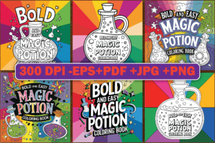 67 Magic Potion Coloring Pages Graphic by Design Express · Creative Fabrica