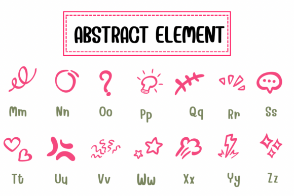 Abstract Element Font - Preview 2