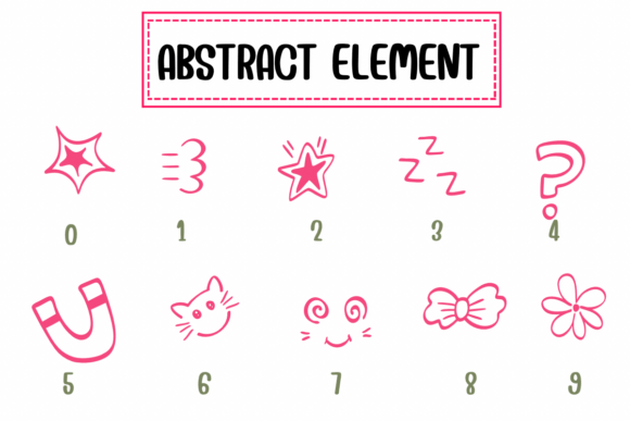 Abstract Element Font - Preview 3