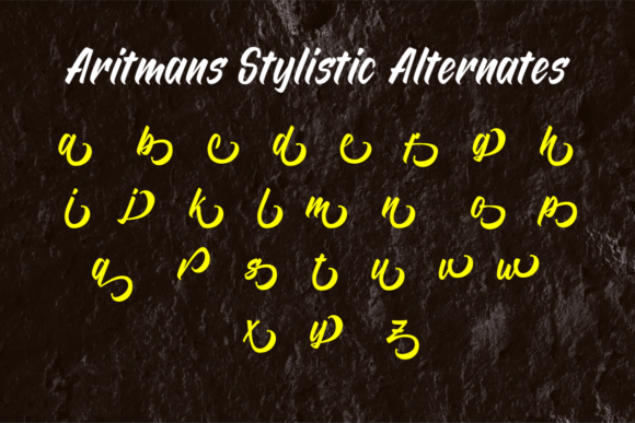 Aritmans Font - Preview 2