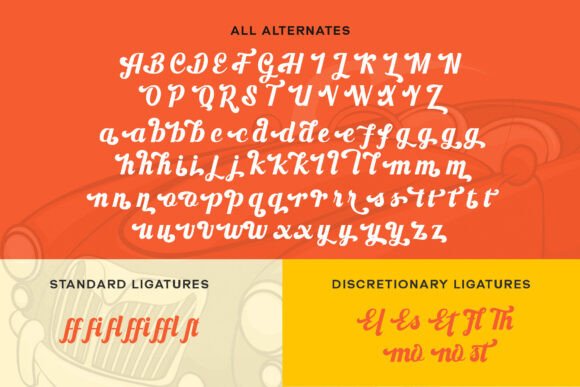 Flahilla Font PNG with transparent background - Preview 6