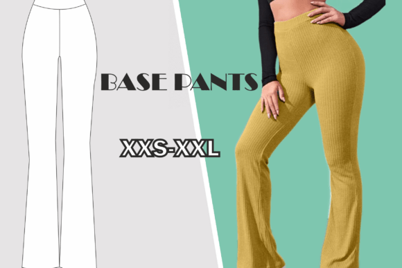 Flare Leg Pants Pattern Flare Leg Trouse