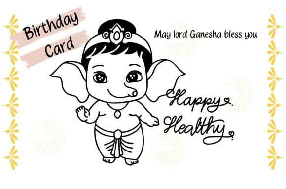Ganesha Bless You Font PNG with transparent background - Preview 4