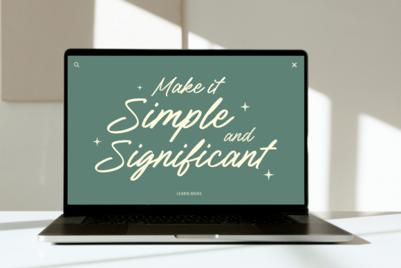 Ganola Font - Preview 3