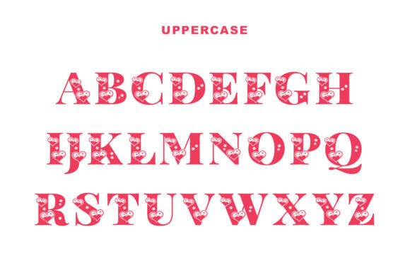 Heart Inside Font - Preview 4