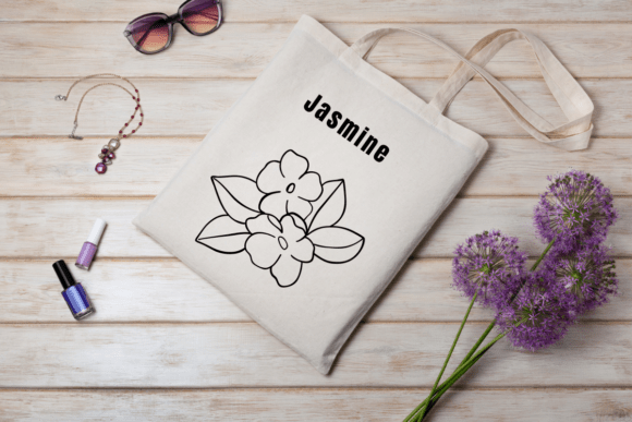Jasmine Mother Day Font PNG with transparent background - Preview 4