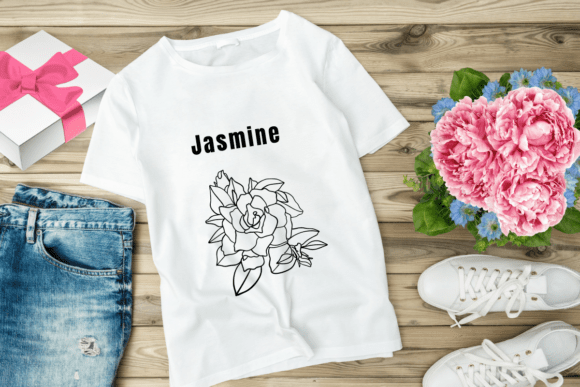 Jasmine Mother Day Font PNG with transparent background - Preview 5