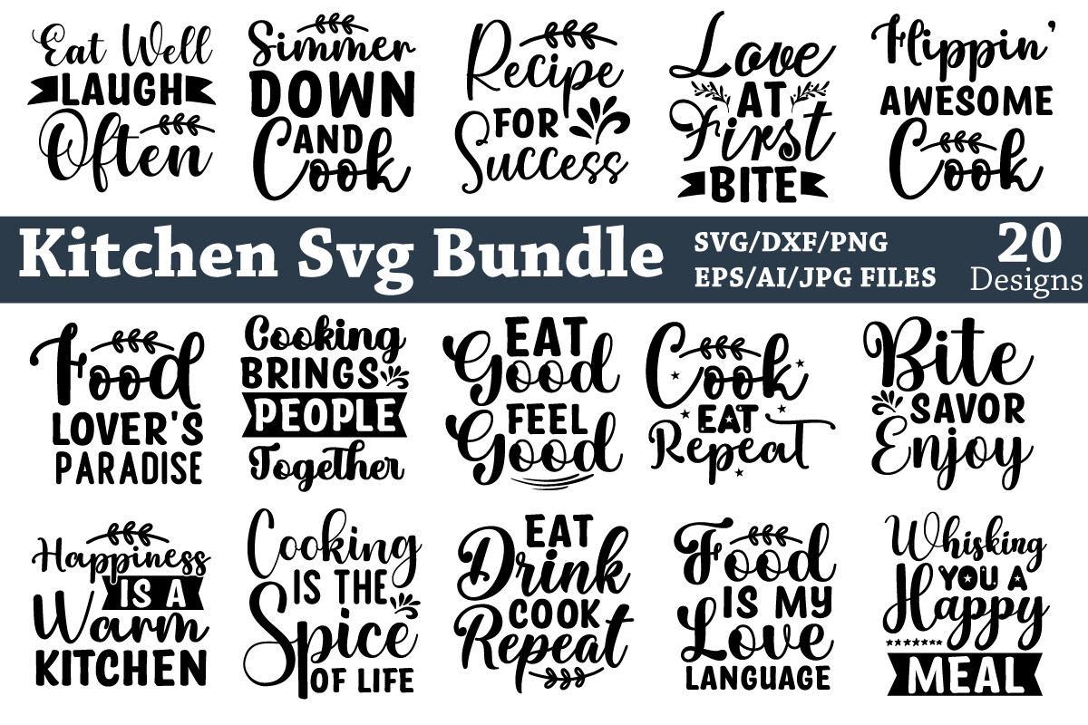 Kitchen SVG Bundle