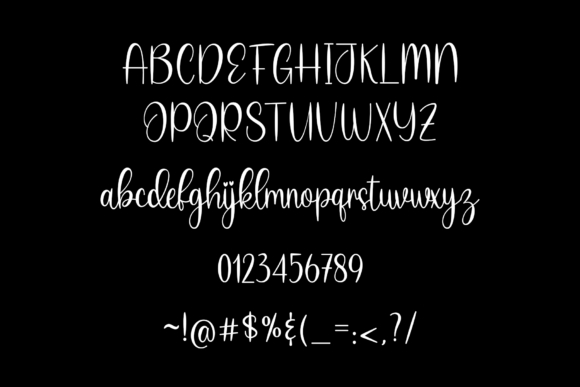 Lala Font PNG with transparent background - Preview 6