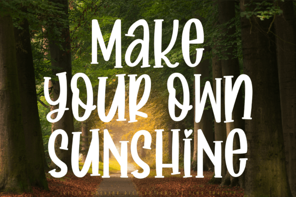 Little Sunshine Font PNG with transparent background - Preview 1