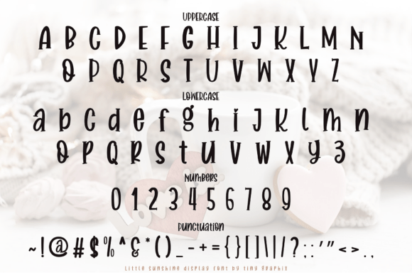 Little Sunshine Font PNG with transparent background - Preview 2