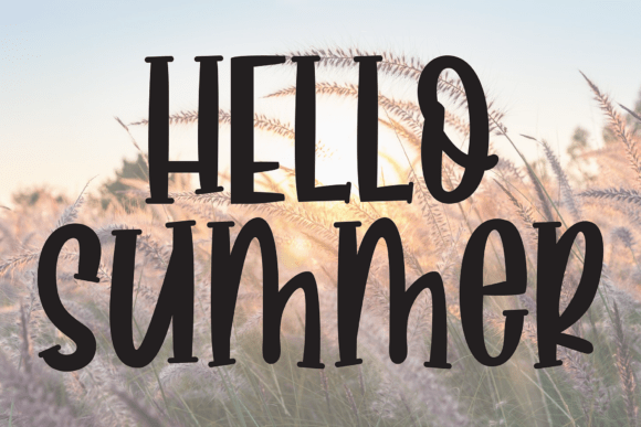 Little Sunshine Font PNG with transparent background - Preview 3