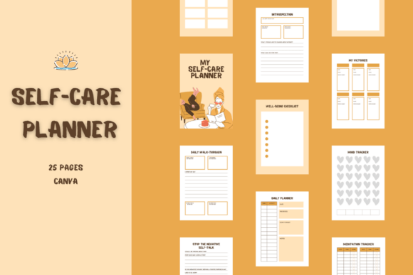 Self-Care Canva Planner