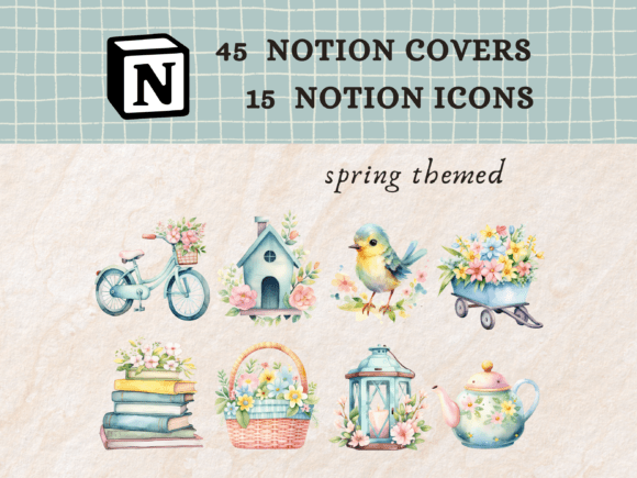 Spring Themed Notion Icons