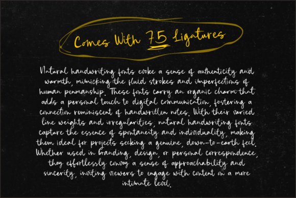 Authora Handwriting Font - Preview 1